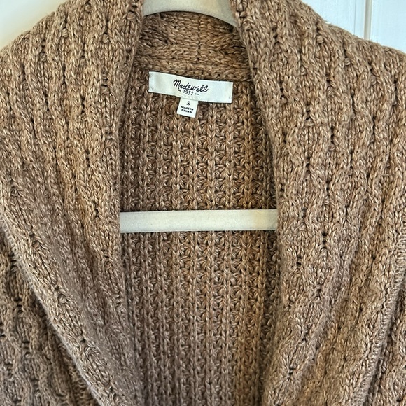 Madewell brown cardigan sweater lightly worn - Picture 2 of 4